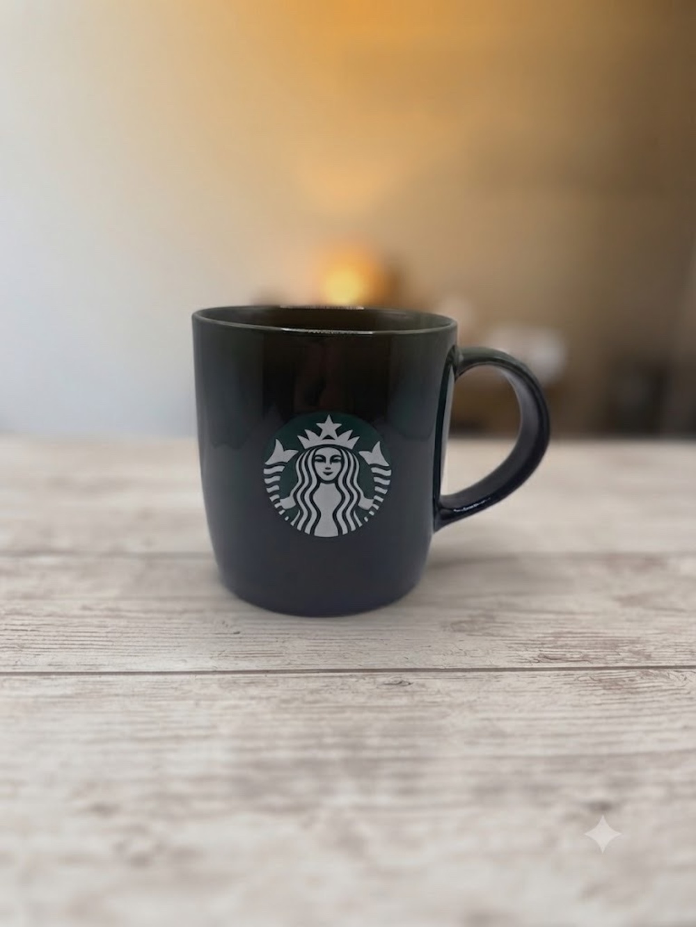 Starbucks Coffee Mug Dark Green Ceramic 12 oz Classic Siren Logo Coffee/Tea Cup
